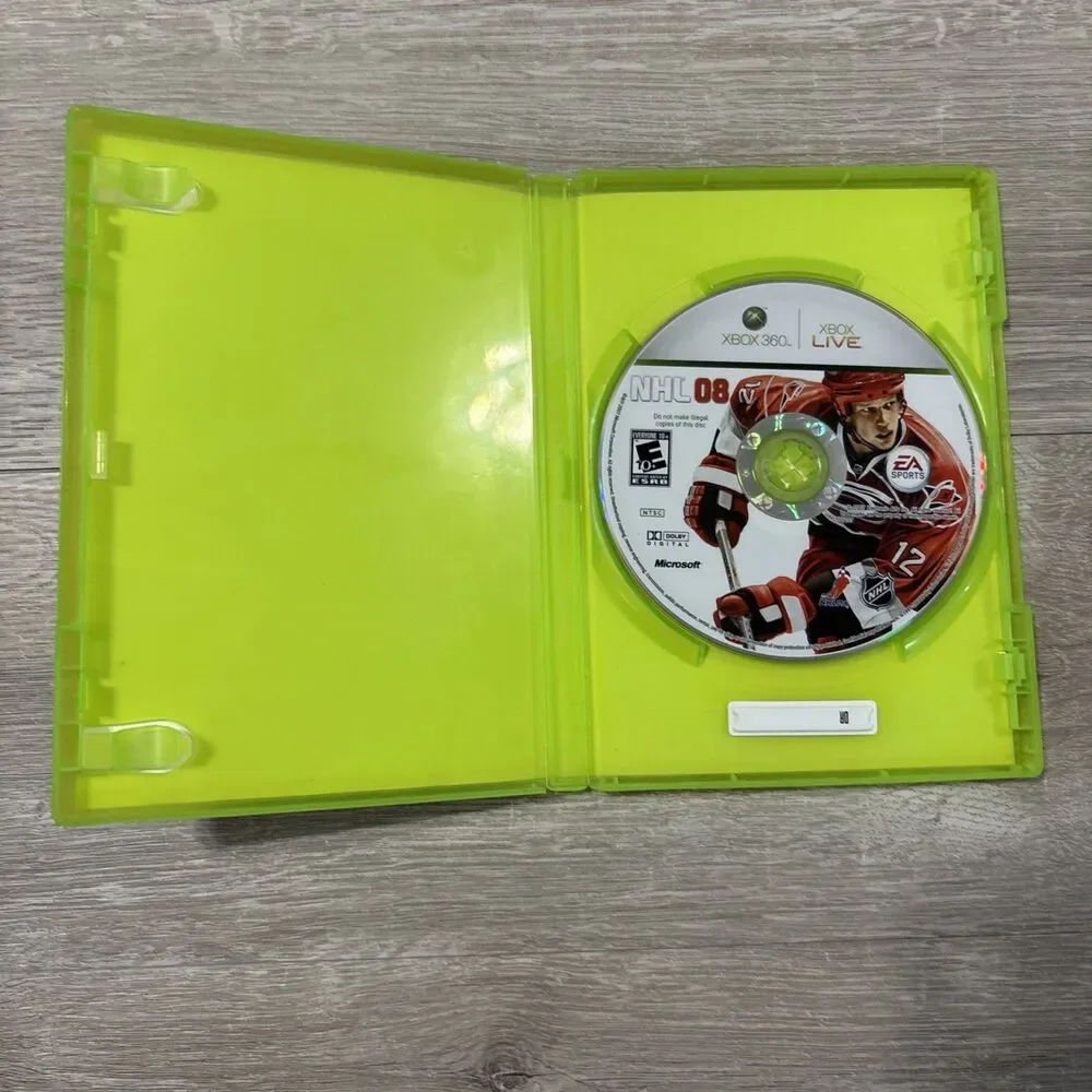 NHL 08 (Microsoft Xbox 360, 2007)